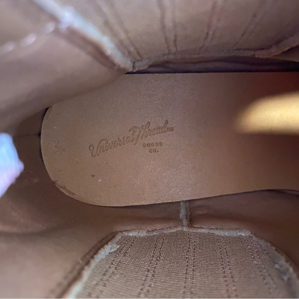 Universal Thread‎ Women's Tan Ankle Boots Size 9 - Picture 9 of 9